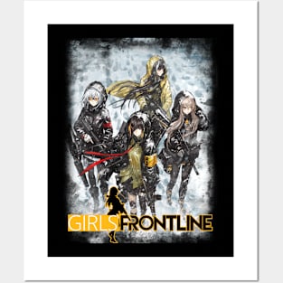 Protect the AR Team at All Costs - GFL Character Art Tee Posters and Art